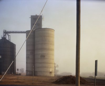 silos + fog, Hopetoun, Victoria  